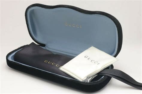 large gucci velvet glasses case|gucci glasses case velvet.